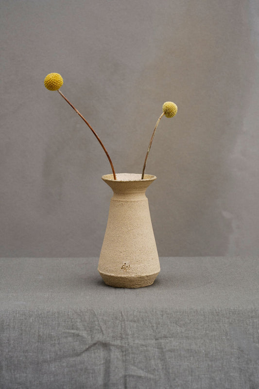 Florero Embudo Greda