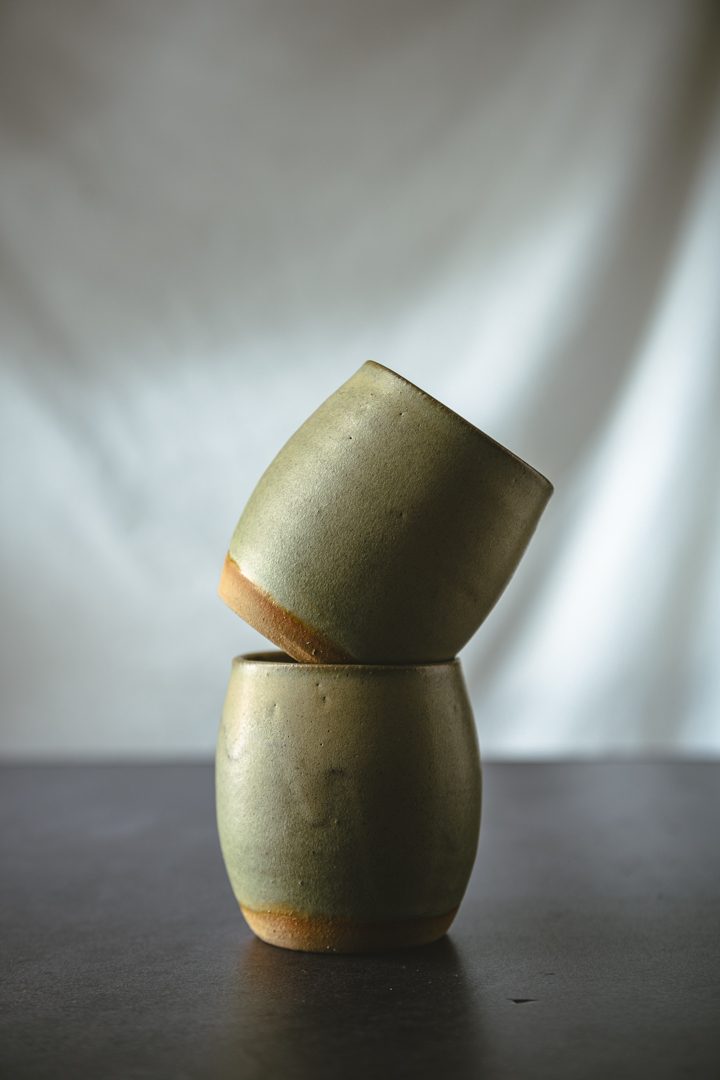 Vaso Liquen, cerámica hecha a mano por Kai