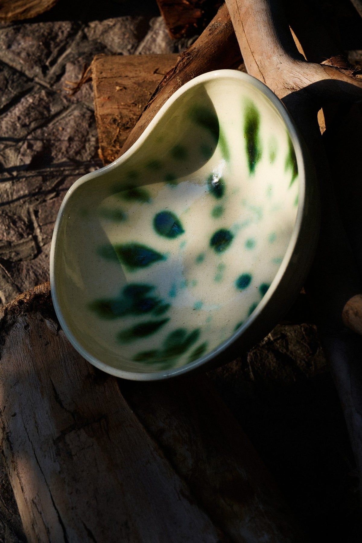 Bowl Manchas Liquen, cerámica hecha a mano por Kai