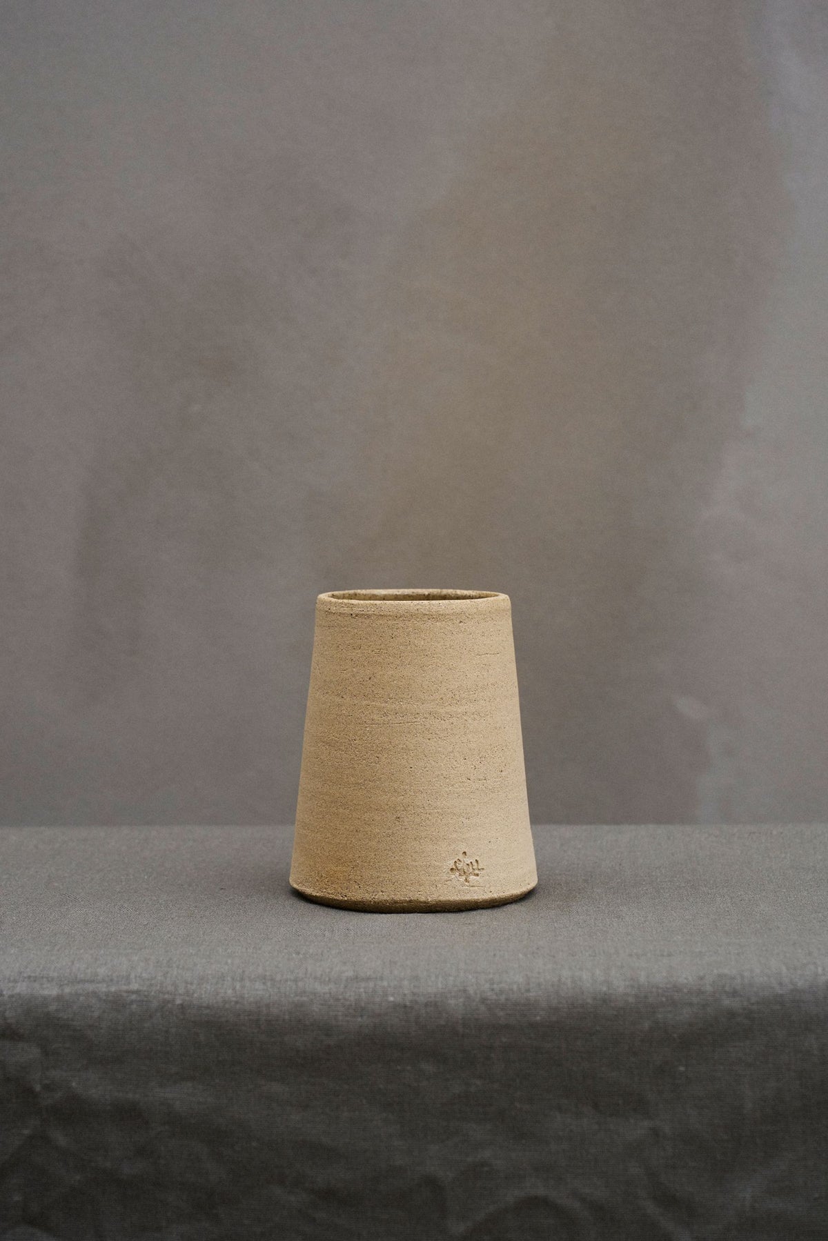 Vaso Cónico Alto Greda