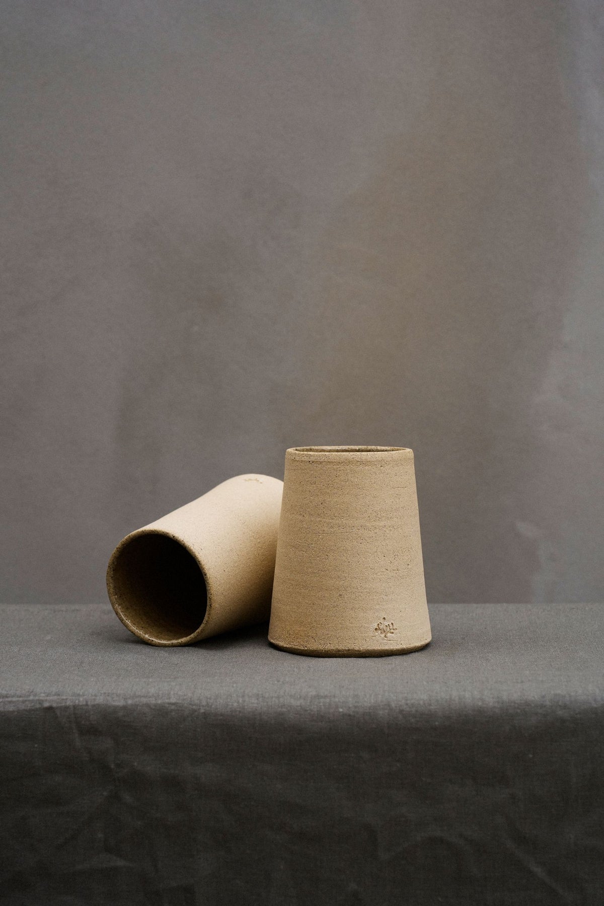 Vaso Cónico Alto Greda
