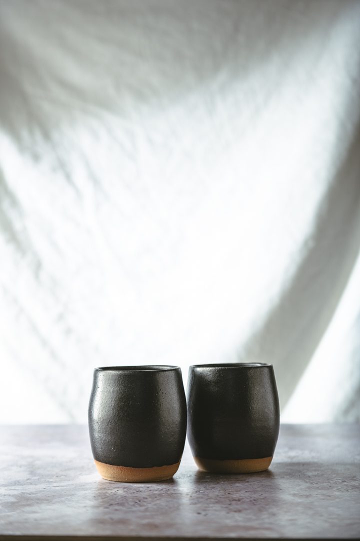 Vaso Basalto, cerámica hecha a mano por Kai