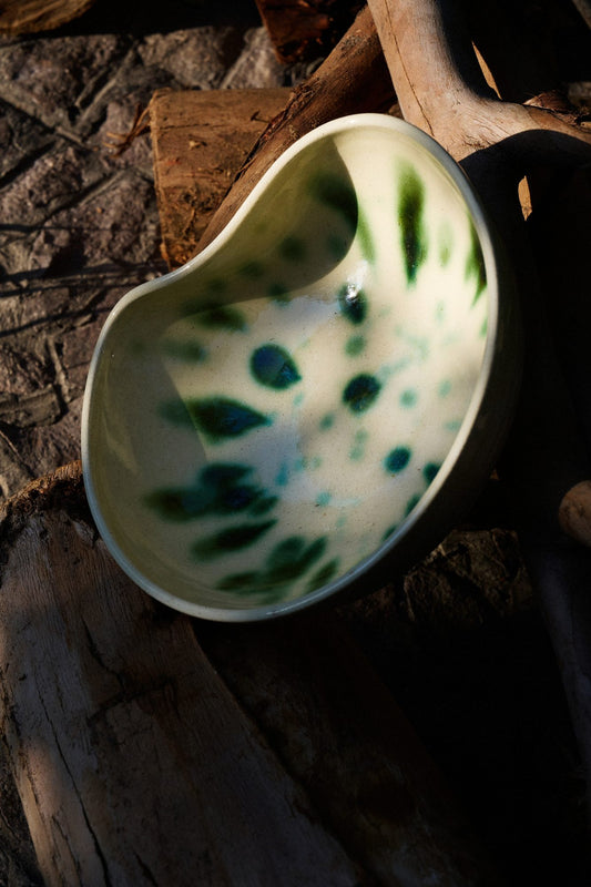 Bowl Manchas Liquen, cerámica hecha a mano por Kai